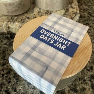 Bamboo Lid Overnight Oats Jar